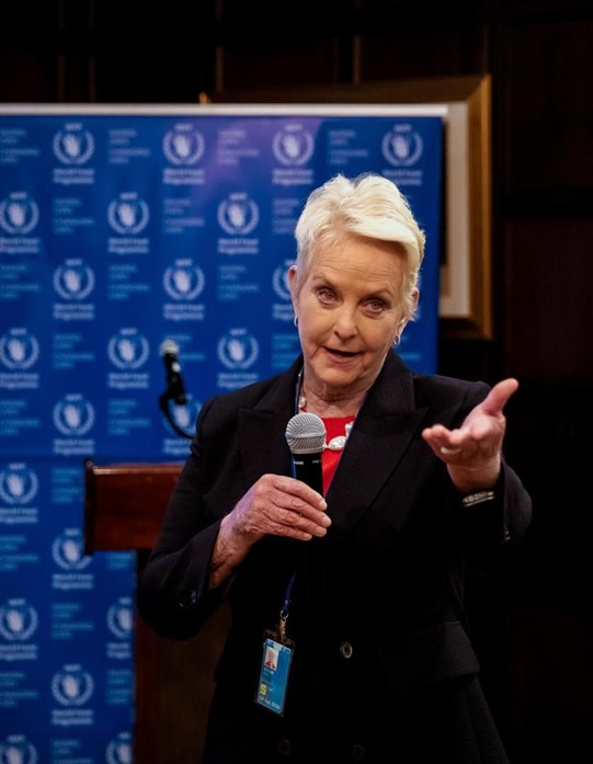 WFP Executive Director, Cindy McCain